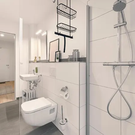 アパート Modernes Am Gleispark