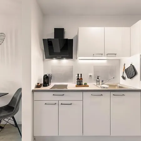 アパート Modernes Am Gleispark