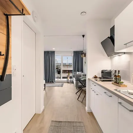 Modernes Am Gleispark Apartment