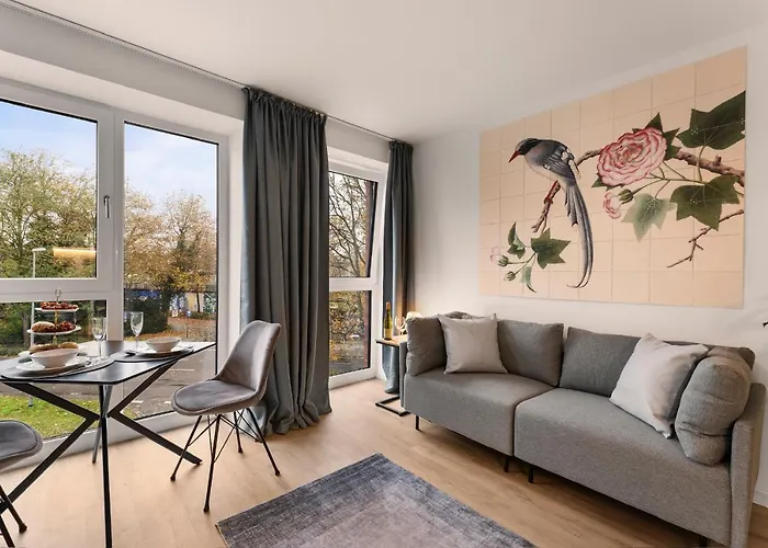 Modernes Am Gleispark Lejlighed *